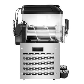 VEVOR Commercial Slushy Machine, 12Lx2 Double Tank Frozen Drink Machine, 96 Cups Stainless Steel Margarita Smoothie Frozen Drink Maker