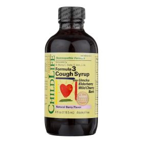Childlife Formula 3 Cough Syrup Natural Berry - 4 Fl Oz